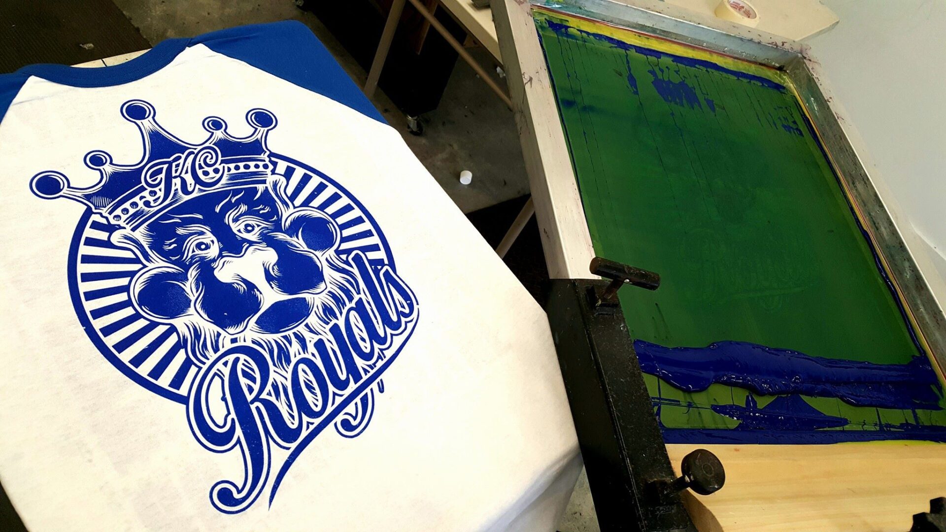 Royals logo printed on a shirt